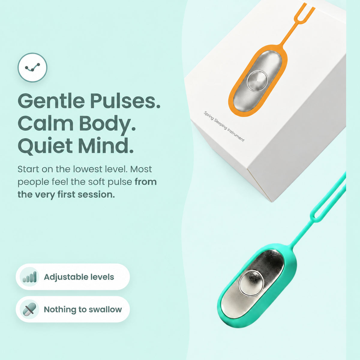 Green handheld device beside a white retail box with orange device illustration